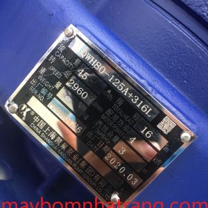 Máy bơm kaiquan KQWH đầu bơm Inox SS316L