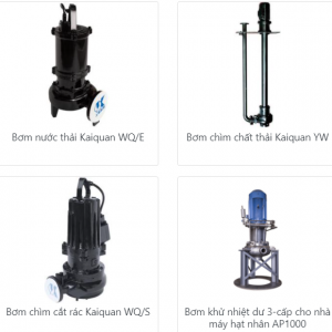 Máy bơm chìm kaiquan WQ/E, WQ/ES