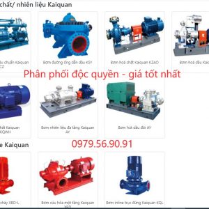 máy bơm kaiquan chất lượng tốt cho hệ PCCC