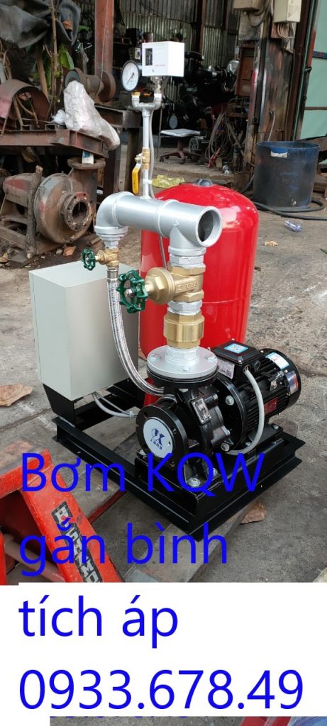máy bơm kaiquan tăng áp cho gia đình tòa nhà